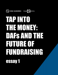 Tap into the money dafs and the future of fundraising.