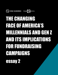 The changing face of america's millennials implications and gen and its fundraising campaigns.