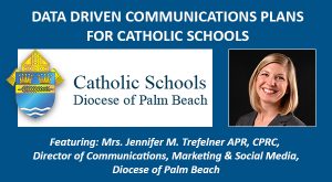Advancing Our Church through data driven communications plans for catholic schools.