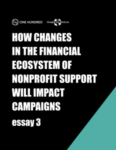 How changes in the financial system of non-profit will impact support campaigns.