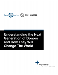 Understanding the next generation of donors and how they can change the world.