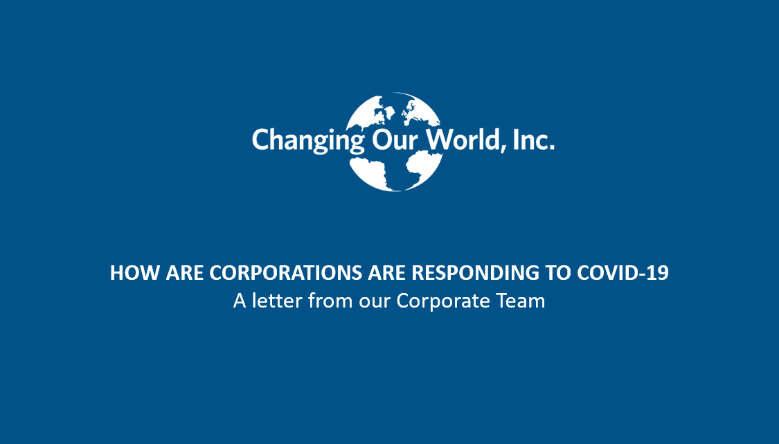 How corporations are responding to covid-19.