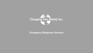 Changing our world inc emergency response services.