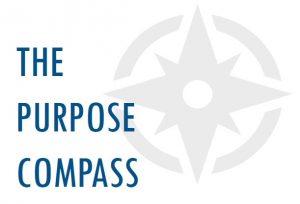 The purpose compass logo.