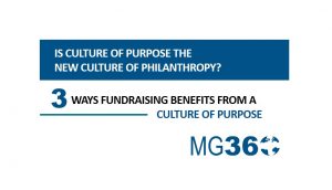 Is culture purpose the new culture of philanthropy?.