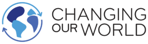 Changing our world logo with the help of fundraising consultants.